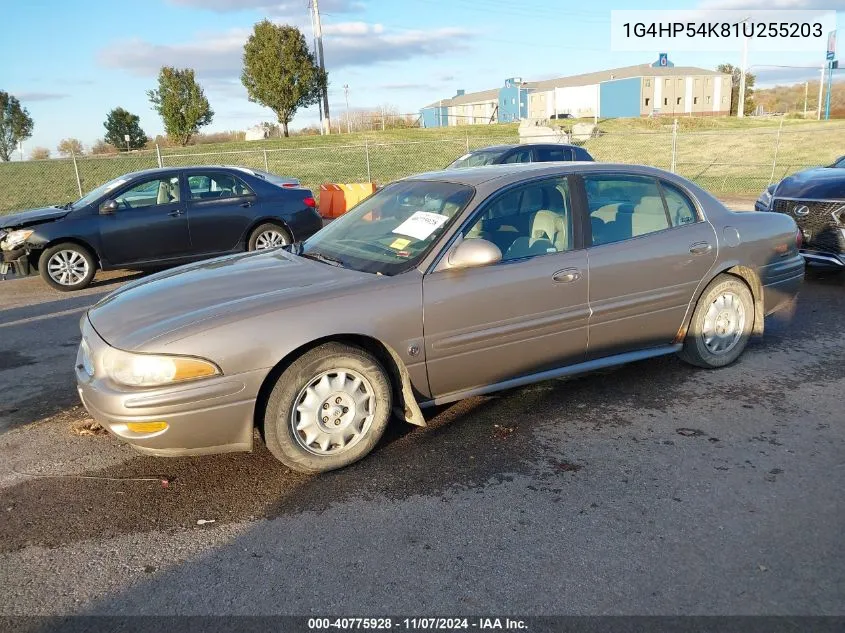 2001 Buick Lesabre Custom VIN: 1G4HP54K81U255203 Lot: 40775928