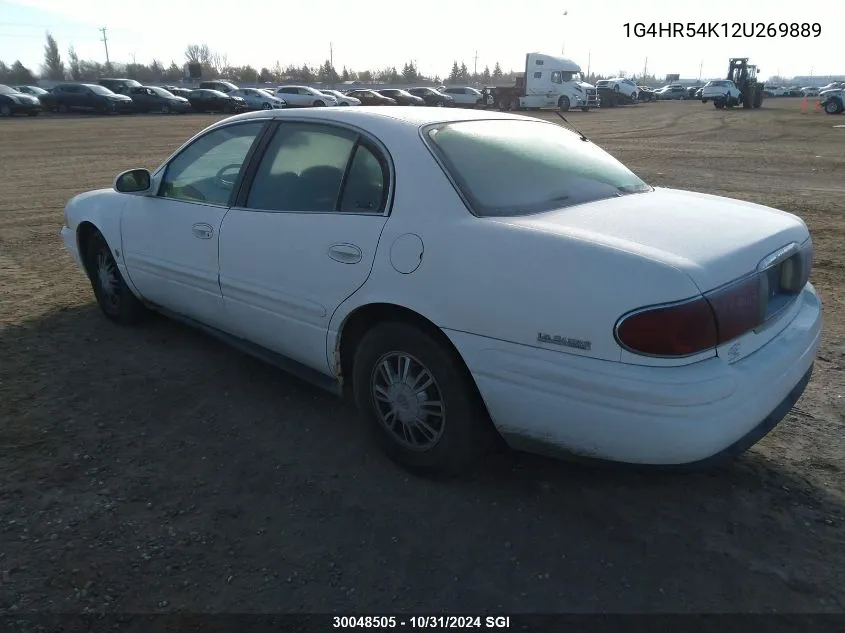 2002 Buick Lesabre Limited VIN: 1G4HR54K12U269889 Lot: 30048505