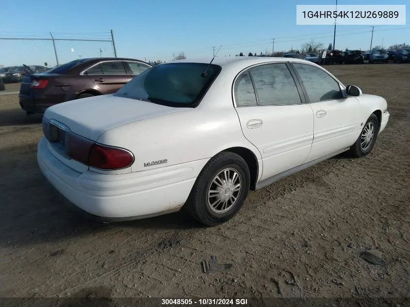 2002 Buick Lesabre Limited VIN: 1G4HR54K12U269889 Lot: 30048505