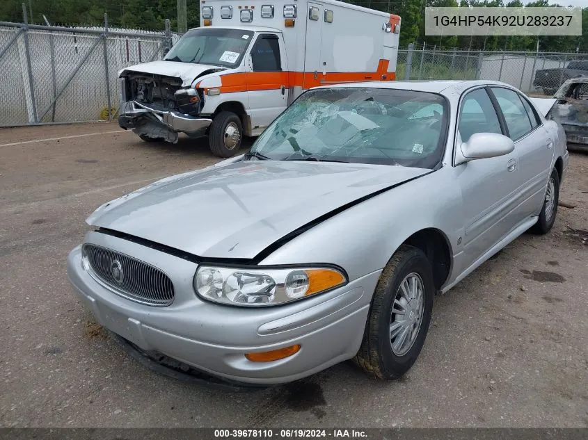 2002 Buick Lesabre Custom VIN: 1G4HP54K92U283237 Lot: 39678110