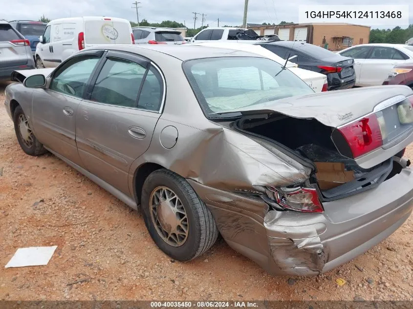 2002 Buick Lesabre Custom VIN: 1G4HP54K124113468 Lot: 40035450