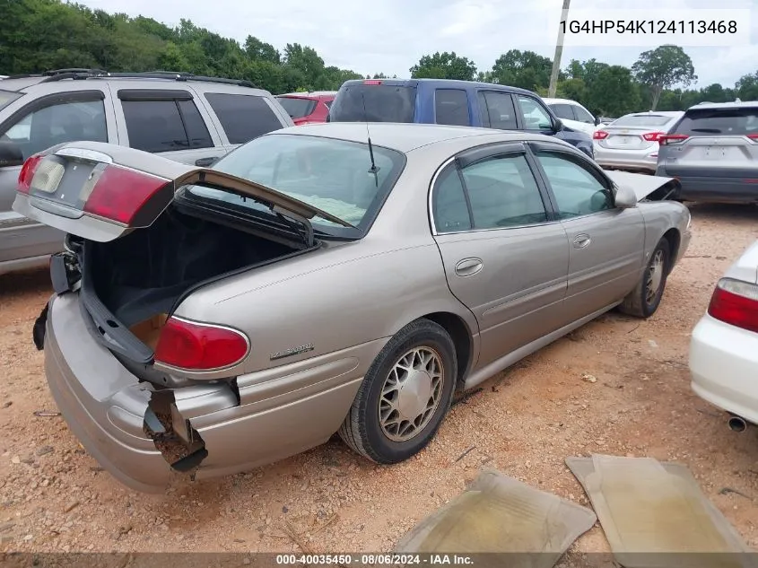 2002 Buick Lesabre Custom VIN: 1G4HP54K124113468 Lot: 40035450