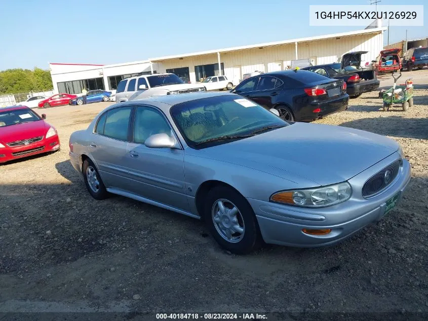 2002 Buick Lesabre Custom VIN: 1G4HP54KX2U126929 Lot: 40184718