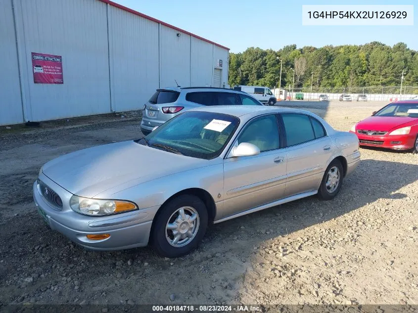 2002 Buick Lesabre Custom VIN: 1G4HP54KX2U126929 Lot: 40184718