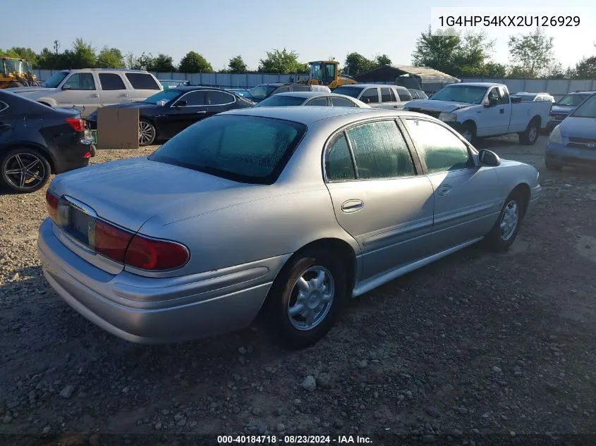 2002 Buick Lesabre Custom VIN: 1G4HP54KX2U126929 Lot: 40184718