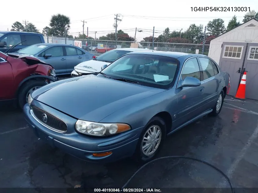 2002 Buick Lesabre Custom VIN: 1G4HP54K324130031 Lot: 40193846