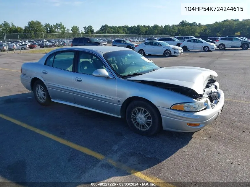 2002 Buick Lesabre Custom VIN: 1G4HP54K724244615 Lot: 40227226