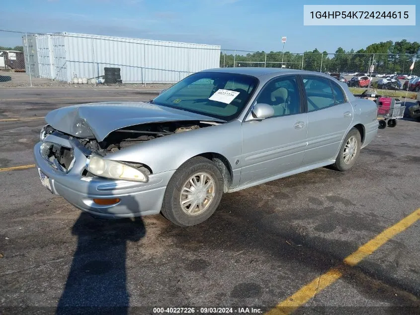 2002 Buick Lesabre Custom VIN: 1G4HP54K724244615 Lot: 40227226