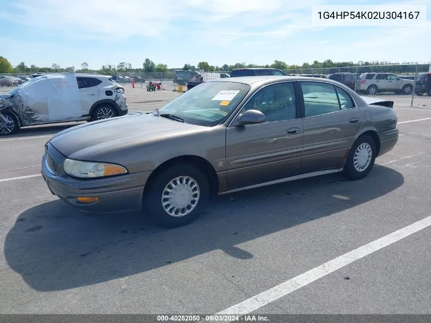 2002 Buick Lesabre Custom VIN: 1G4HP54K02U304167 Lot: 40252050