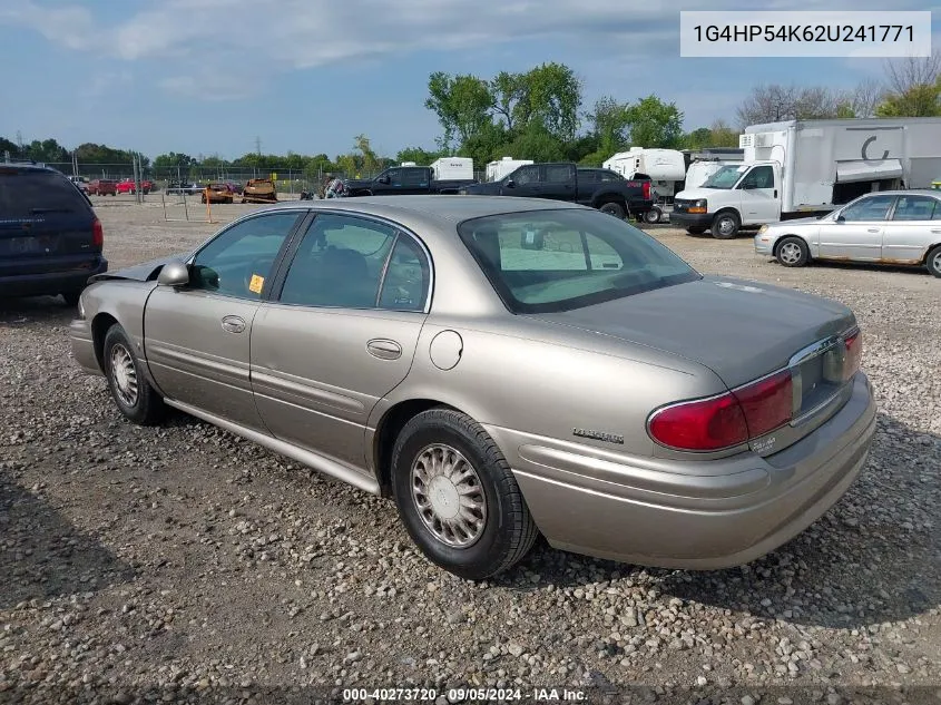 2002 Buick Lesabre Custom VIN: 1G4HP54K62U241771 Lot: 40273720