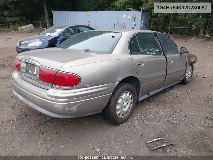 2002 Buick Lesabre Limited VIN: 1G4HR54K92U280087 Lot: 40368207