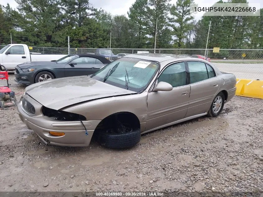 2002 Buick Lesabre Custom VIN: 1G4HP54K424226668 Lot: 40369980