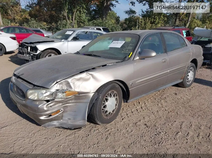 1G4HR54K22U197147 2002 Buick Lesabre Limited