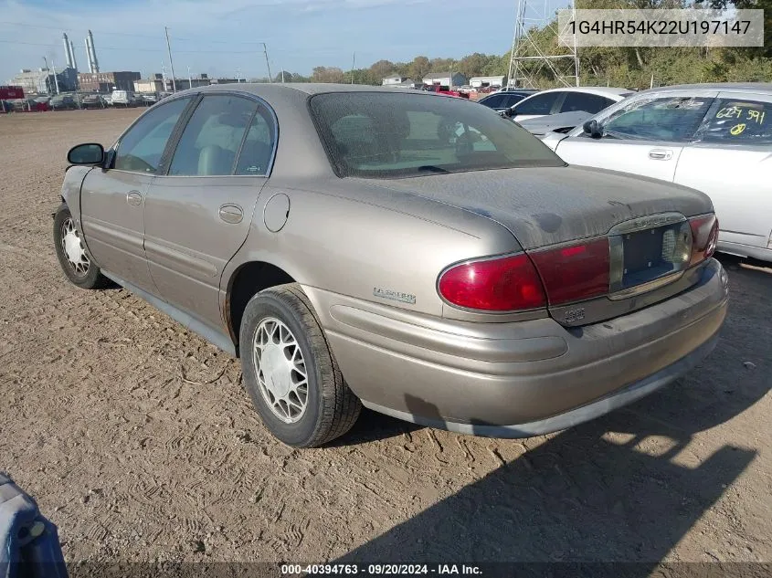 1G4HR54K22U197147 2002 Buick Lesabre Limited