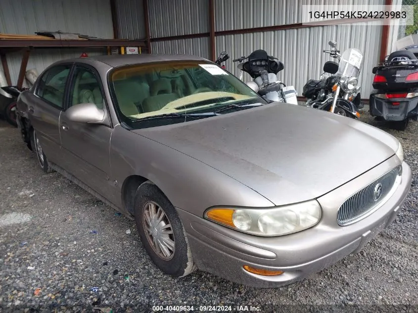 2002 Buick Lesabre Custom VIN: 1G4HP54K524229983 Lot: 40409634