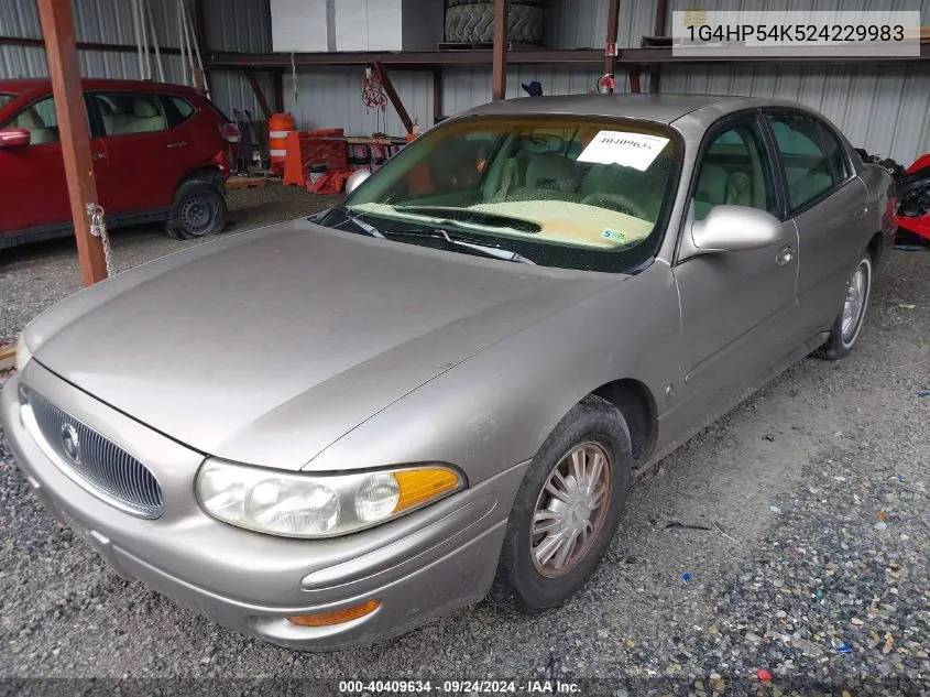 2002 Buick Lesabre Custom VIN: 1G4HP54K524229983 Lot: 40409634