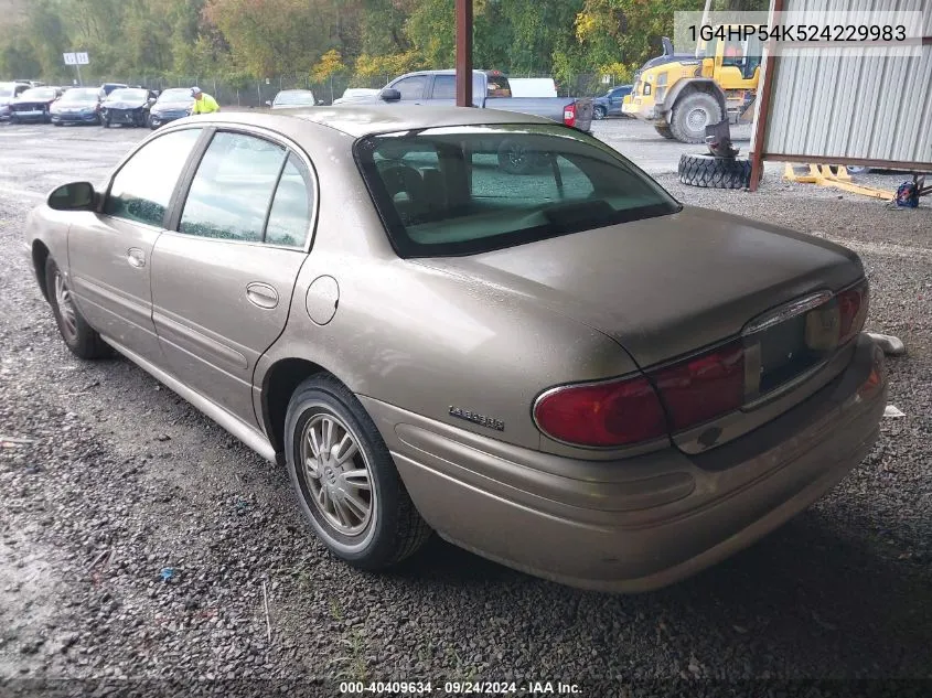 2002 Buick Lesabre Custom VIN: 1G4HP54K524229983 Lot: 40409634