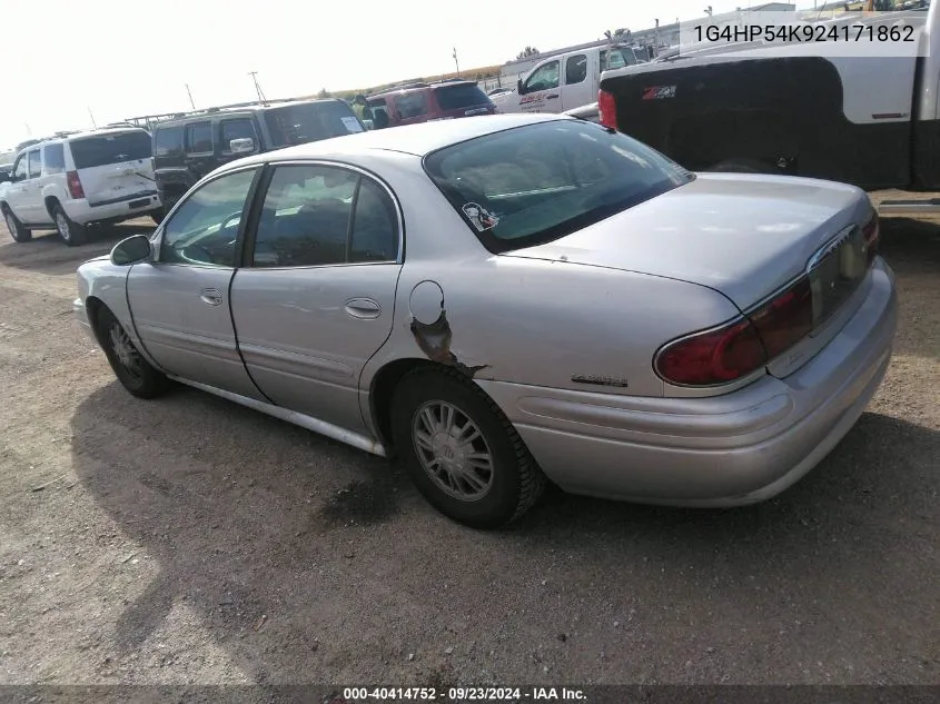 2002 Buick Lesabre Custom VIN: 1G4HP54K924171862 Lot: 40414752