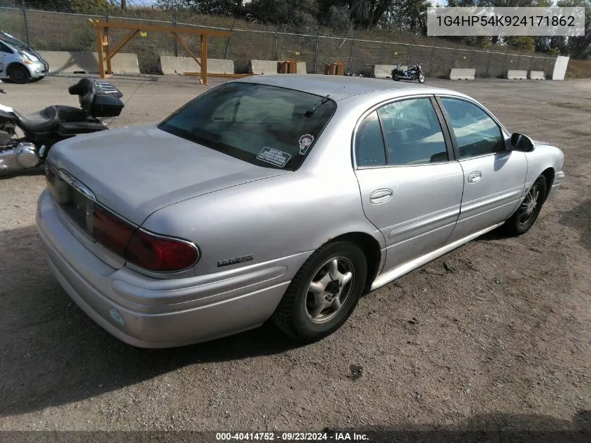 2002 Buick Lesabre Custom VIN: 1G4HP54K924171862 Lot: 40414752