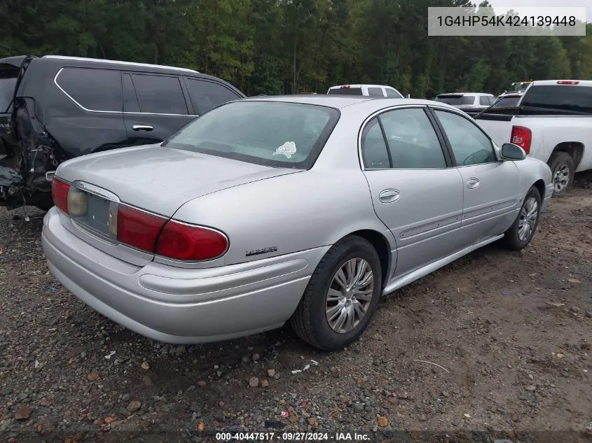 2002 Buick Lesabre Custom VIN: 1G4HP54K424139448 Lot: 40447517