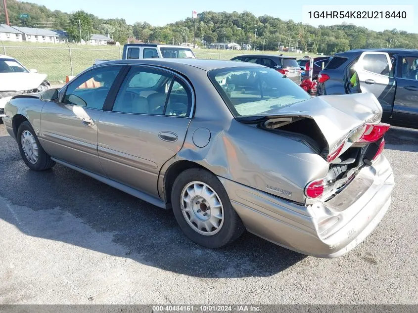 2002 Buick Lesabre Limited VIN: 1G4HR54K82U218440 Lot: 40484161