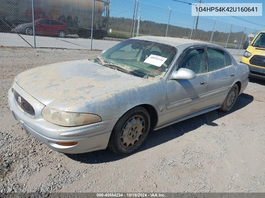 2002 Buick Lesabre Custom VIN: 1G4HP54K42U160641 Lot: 40554234