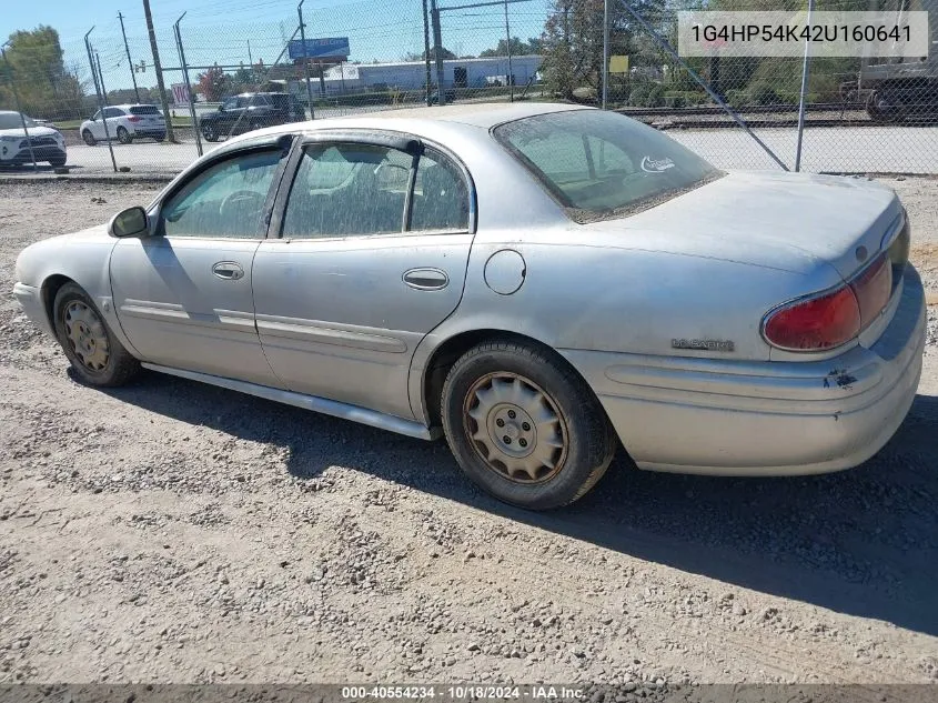 2002 Buick Lesabre Custom VIN: 1G4HP54K42U160641 Lot: 40554234