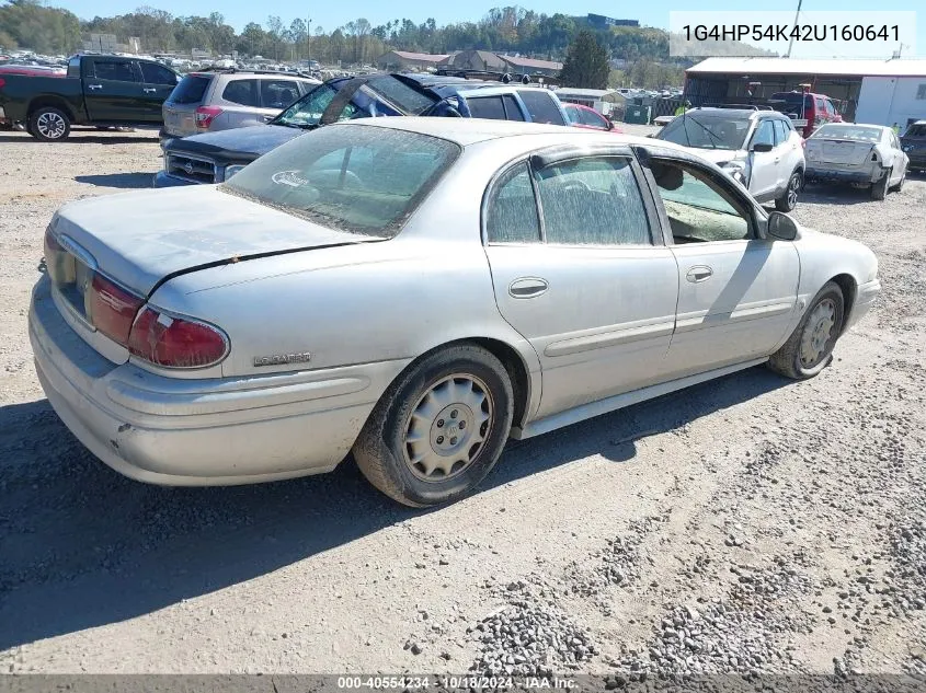 2002 Buick Lesabre Custom VIN: 1G4HP54K42U160641 Lot: 40554234