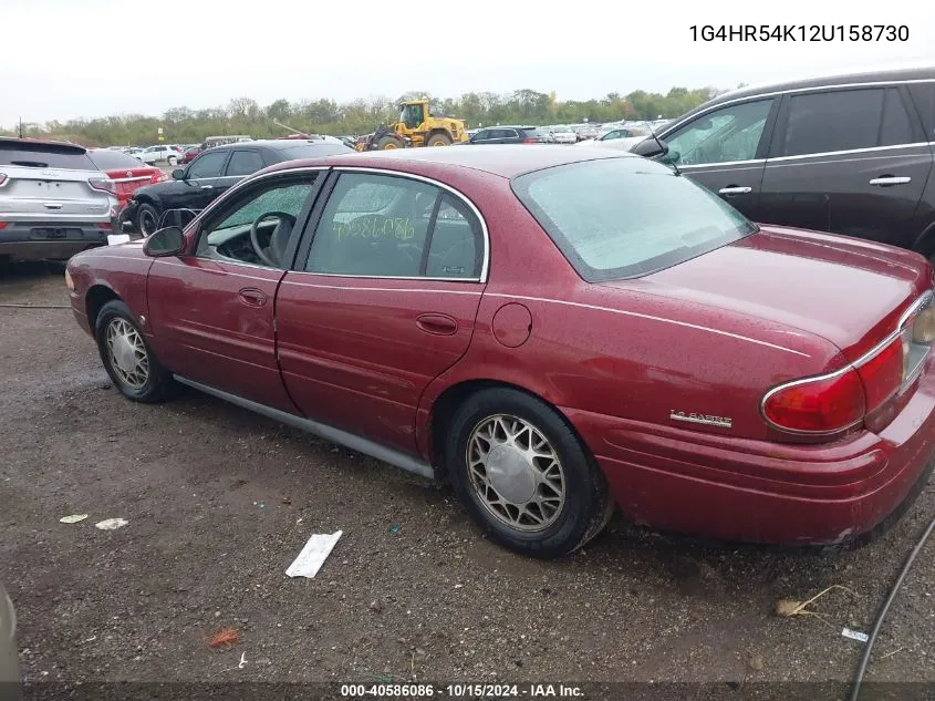 2002 Buick Lesabre Limited VIN: 1G4HR54K12U158730 Lot: 40586086