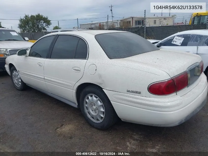 2002 Buick Lesabre Limited VIN: 1G4HR54K62U133578 Lot: 40612622