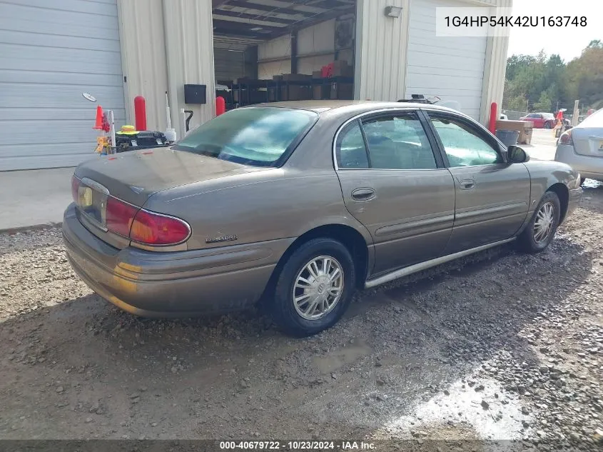 2002 Buick Lesabre Custom VIN: 1G4HP54K42U163748 Lot: 40679722