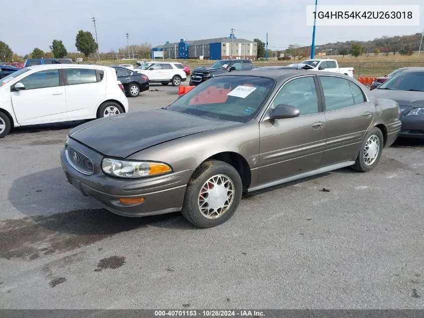 2002 Buick Lesabre Limited VIN: 1G4HR54K42U263018 Lot: 40701153