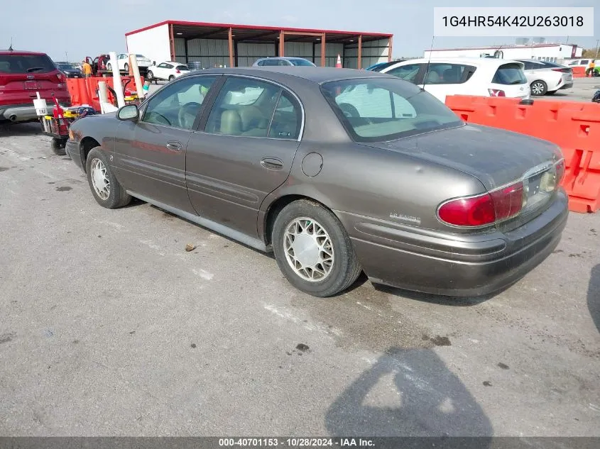 2002 Buick Lesabre Limited VIN: 1G4HR54K42U263018 Lot: 40701153