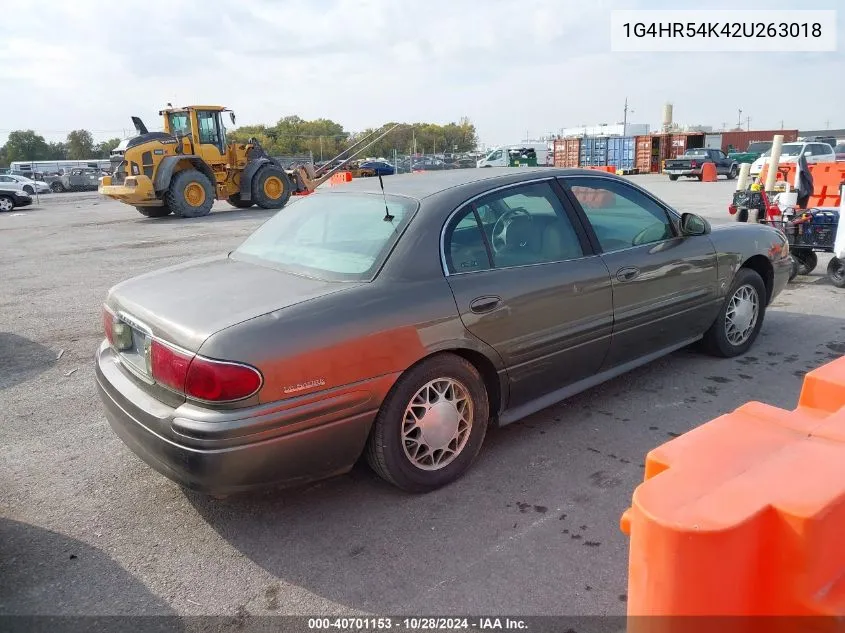 2002 Buick Lesabre Limited VIN: 1G4HR54K42U263018 Lot: 40701153