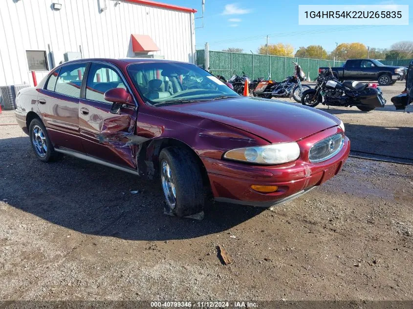 1G4HR54K22U265835 2002 Buick Lesabre Limited