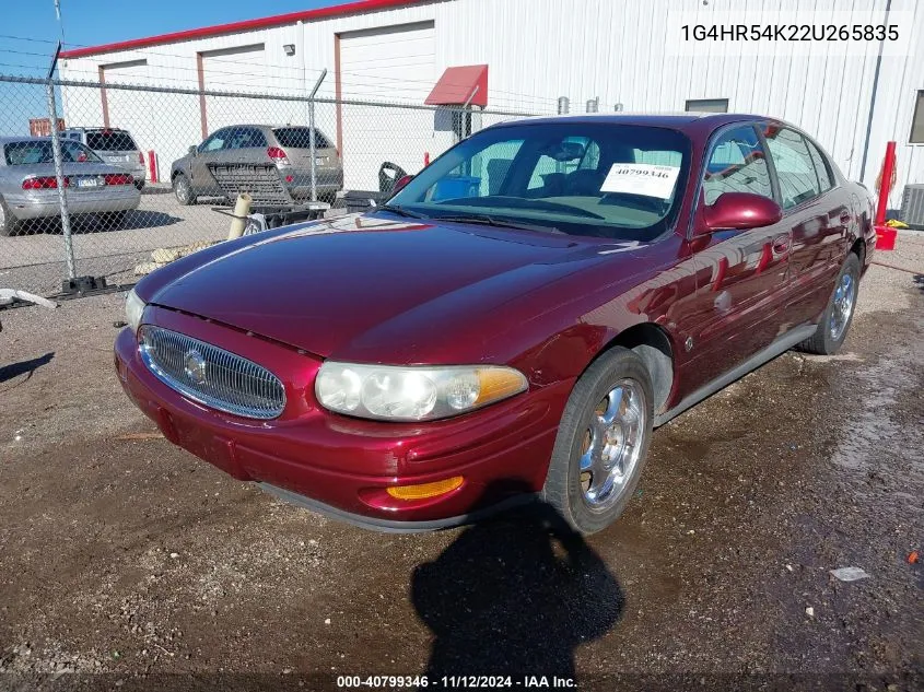 1G4HR54K22U265835 2002 Buick Lesabre Limited