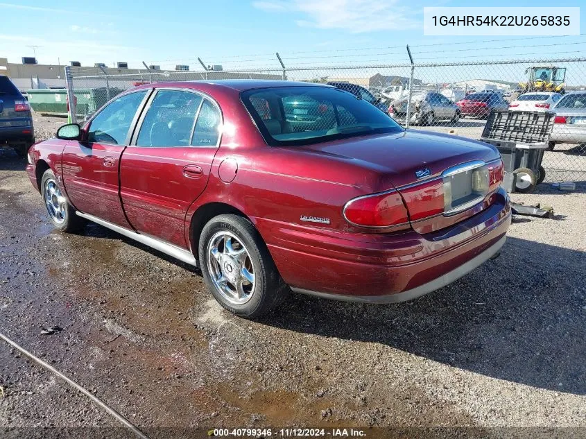 1G4HR54K22U265835 2002 Buick Lesabre Limited