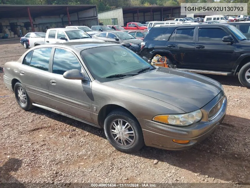 2002 Buick Lesabre Custom VIN: 1G4HP54K92U130793 Lot: 40801434