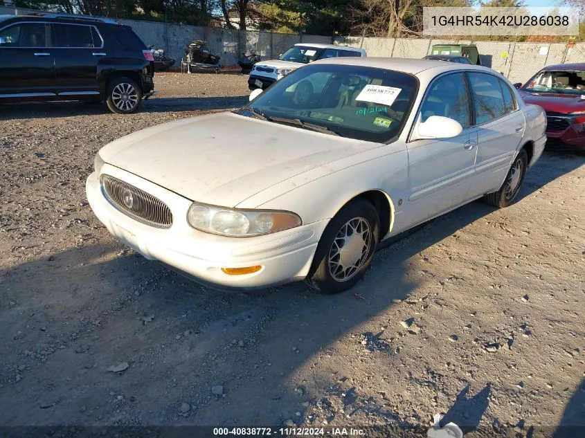 2002 Buick Lesabre Limited VIN: 1G4HR54K42U286038 Lot: 40838772