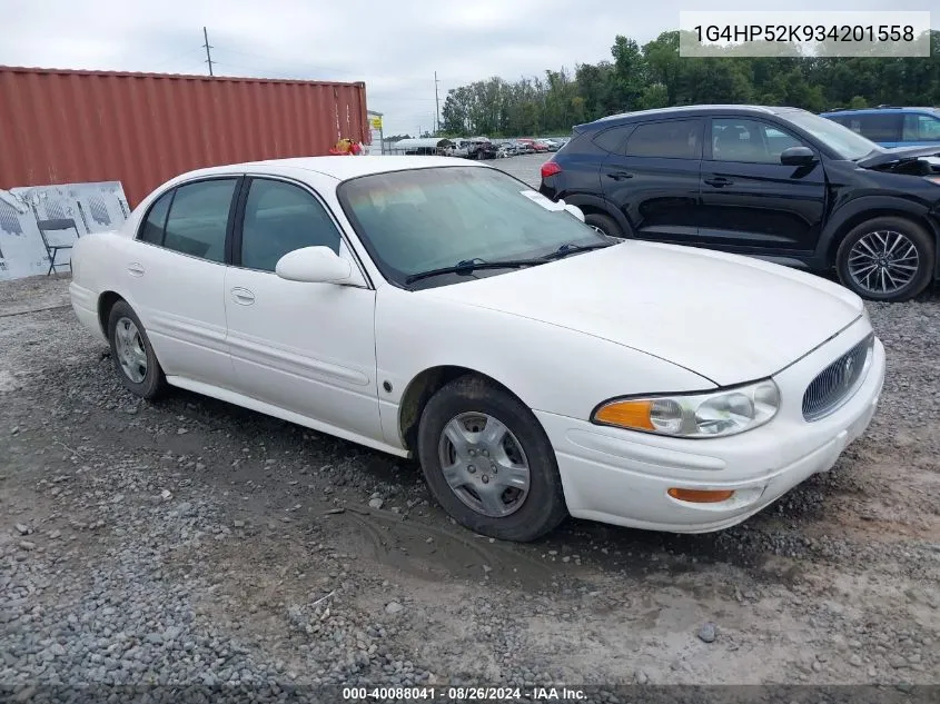 1G4HP52K934201558 2003 Buick Lesabre Custom