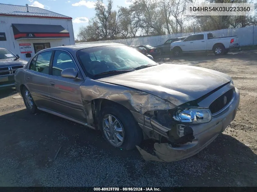 2003 Buick Lesabre Limited VIN: 1G4HR54K03U223360 Lot: 40127770