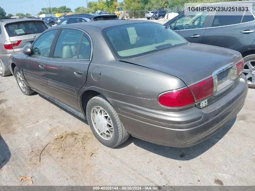 2003 Buick Lesabre Custom VIN: 1G4HP52K23U251833 Lot: 40205144