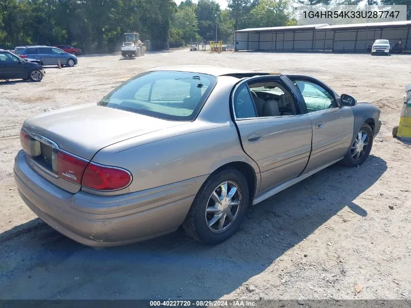 2003 Buick Lesabre Limited VIN: 1G4HR54K33U287747 Lot: 40227720