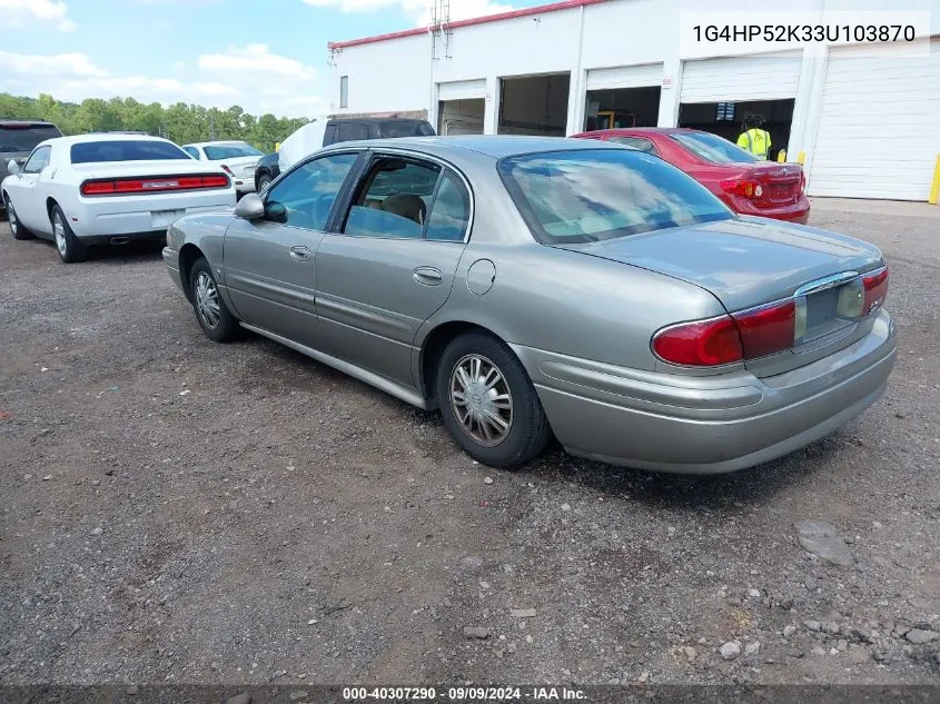 2003 Buick Lesabre Custom VIN: 1G4HP52K33U103870 Lot: 40307290