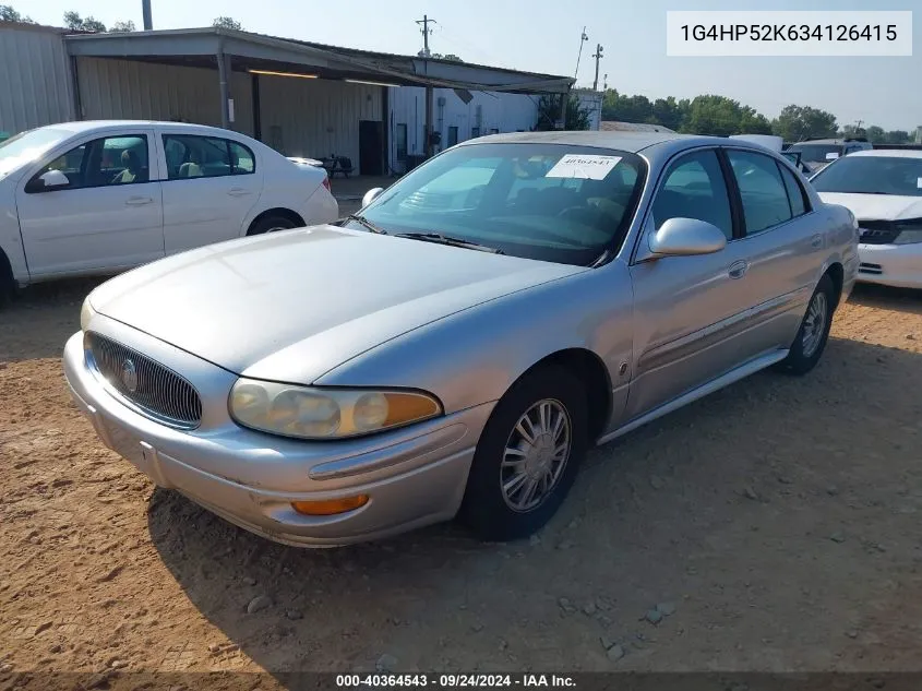 2003 Buick Lesabre Custom VIN: 1G4HP52K634126415 Lot: 40364543