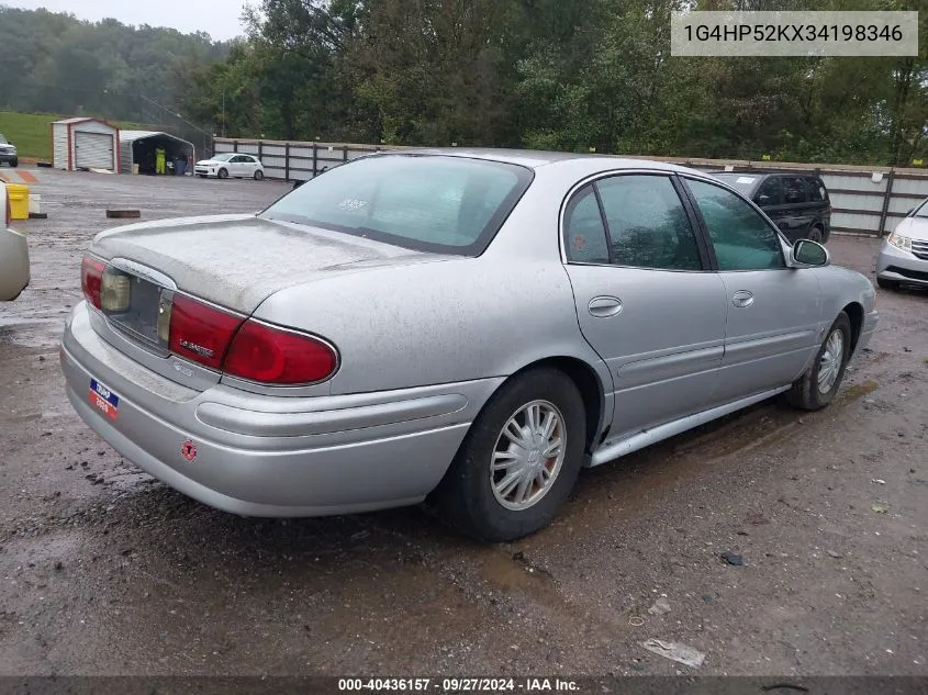 2003 Buick Lesabre Custom VIN: 1G4HP52KX34198346 Lot: 40436157