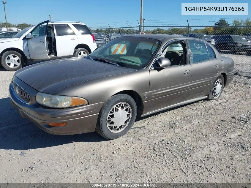 2003 Buick Lesabre Custom VIN: 1G4HP54K93U176366 Lot: 40579739