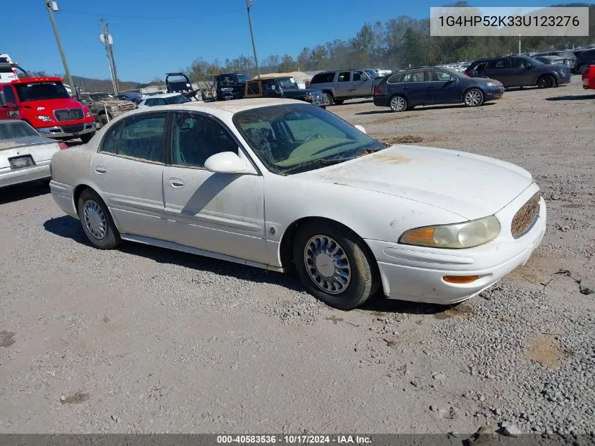 2003 Buick Lesabre Custom VIN: 1G4HP52K33U123276 Lot: 40583536