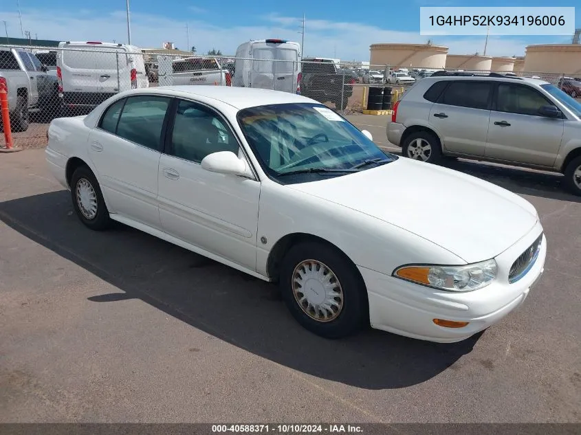 2003 Buick Lesabre Custom VIN: 1G4HP52K934196006 Lot: 40588371