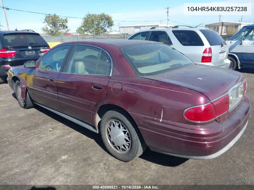 2003 Buick Lesabre Limited VIN: 1G4HR54K83U257238 Lot: 40599521